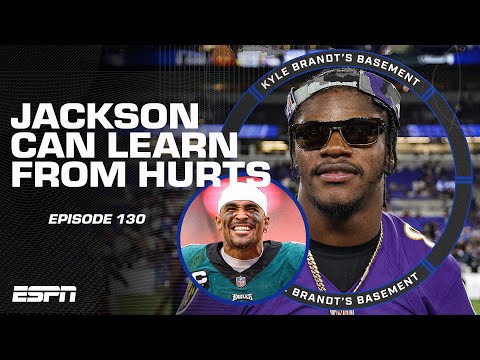 How Lamar Jackson can learn from Jalen Hurts' historic extension  | Kyle Brandt's Basement video clip