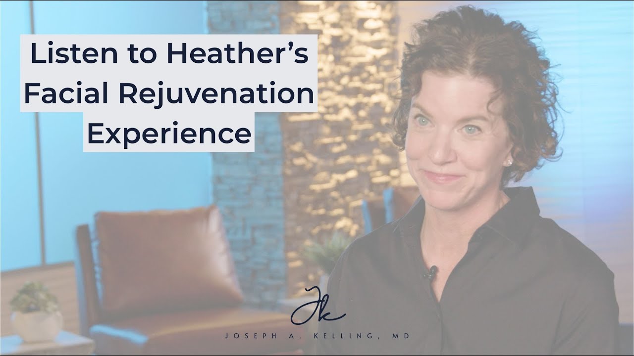 Heather discussing her facial rejuvenation experience.