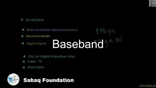 Baseband and Broad Band