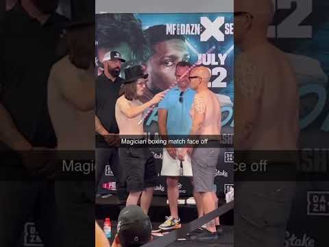 Magician boxing face off #nerdy #magic #meme #funny