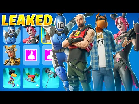 ALL LEAKED Fortnite Chapter 2 Remix Skins..!! (Eminem, Snoop Dogg, 10-Ball, Hexed Haze...)