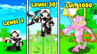 Cá Mập Thử Thách 24h Trở Thành Pink Greninja Trong Minecraft Pixelmon