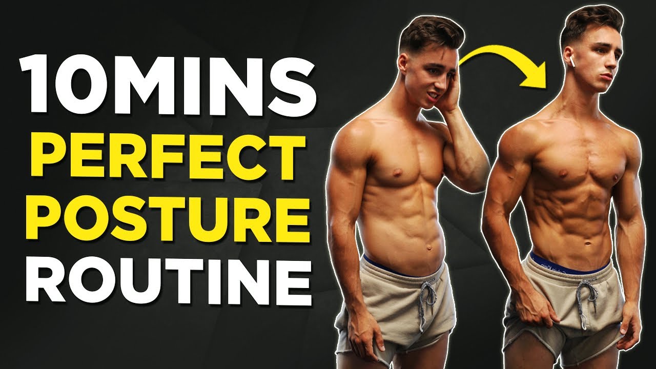 10 min perfect posture routine (no equipment follow along) - Fraser Wilson
