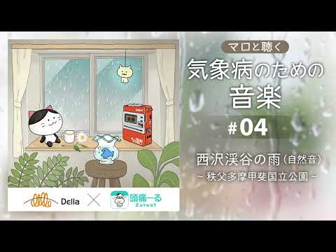 【マロと聽く氣象病のための音樂#004】西澤溪谷の雨(自然音)~秩父多摩甲斐國立公園~