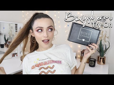 OCTOBER BOXYCHARM UNBOXING | 2019 (Try on- First Impressions)