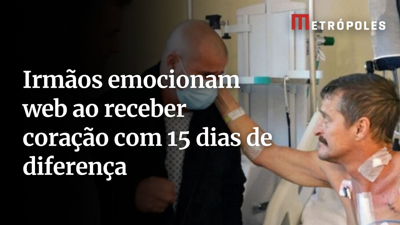 Irmãos emocionam web ao receber coração com 15 dias de diferença
