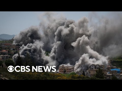 YouTube video thumbnail: Trump Announces Israel-Lebanon Ceasefire