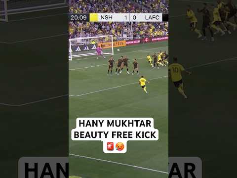 Hany Mukhtar 100TH goal with @Nashvillesc is a free kick beauty!🚨