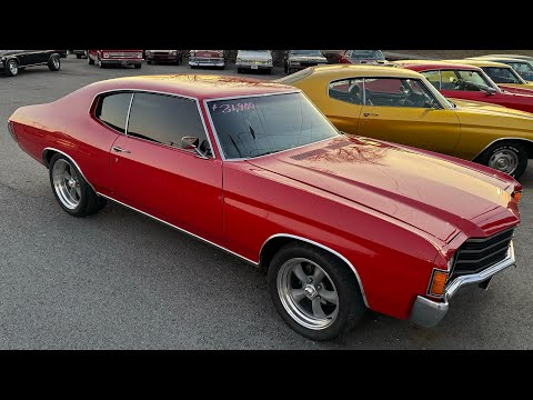 Test Drive 1972 Chevrolet Chevelle V8 $31,900 Maple Motors #2693-2