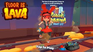 Subway Surfers Floor Is Lava Bonnie Thumper Outfit Fullscreen Gameplay PC HD