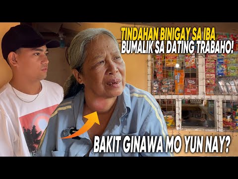 TINURN OVER ANG TINDAHAN SA ANAK AT BUMALIK SA PAGKAKABOD!