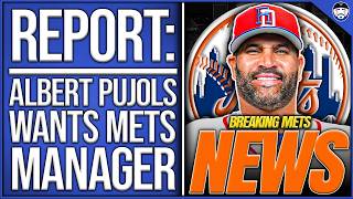 REPORT: Albert Pujols Wants Mets Manager Position (Mets News)