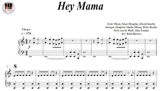 Hey Mama - David Guetta ft. Nicki Minaj, Bebe Rexha & Afrojack, Piano