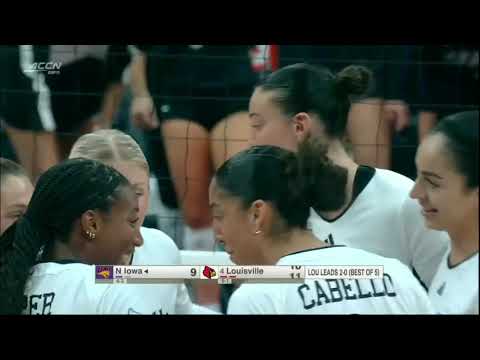 Highlights: No. 4 Louisville Volleyball vs. Northern Iowa - BVM Sports