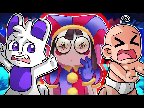 ESCAPA DE AMAZING DIGITAL CIRCUS EN ROBLOX 🎪😱 BEBES NOOB VS PONMI