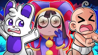 ESCAPA DE AMAZING DIGITAL CIRCUS EN ROBLOX 🎪😱 BEBES NOOB VS PONMI