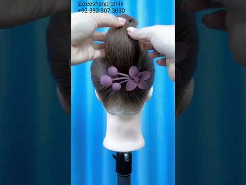 ✨ Today’s Simple Hair Designs with Cute Accessories | Quick & Stylish Look  #shorts #new #trending