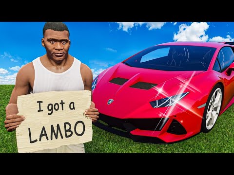 BICI 1$ vs LAMBORGHINI de $100.000.000 en GTA 5