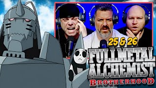 Fullmetal Alchemist Brotherhood reaction Ep 25 & 26 (DUB)