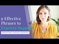 Expressing Support in English