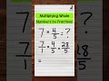 Multiplying Whole Numbers by Fractions Explained