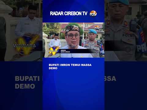 Bupati Imron Temui Massa Demo