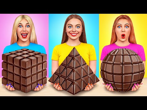 Geometric Shape Food Challenge | Kitchen War by Mega DO Challenge