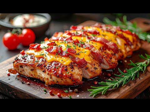 Cheesy Bacon Chicken That Melts in Your Mouth! The Perfect Low Carb Dinner.