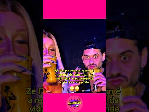 A rainha de carnaval preferida de Zé Felipe #famosos #noticias