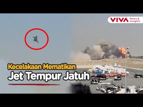 Jet Jemput Jatuh-Terbakar, Satu Pilot Tewas Di Depan Ratusan Penonton