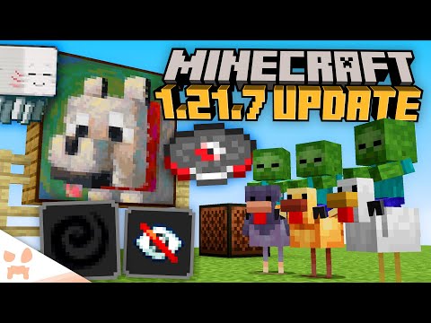 SURPRISE NEW MINECRAFT UPDATE – NEW LAVA CHICKEN MUSIC DISC & ALL SECRET CHANGES!