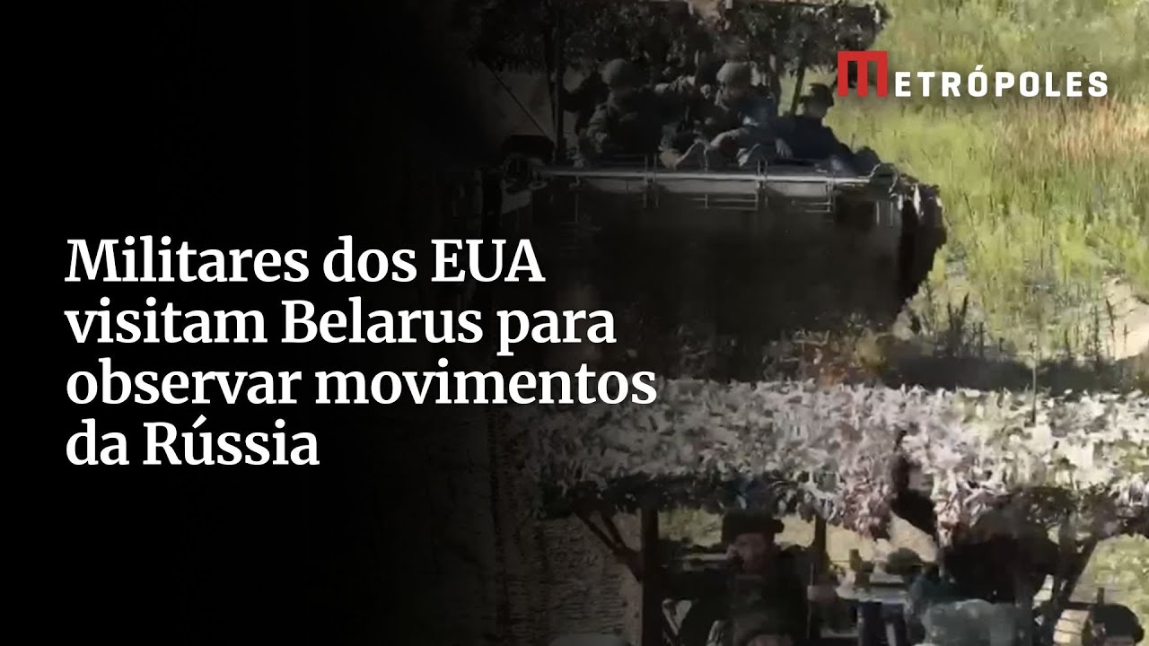 Militares dos EUA visitam Belarus para observar movimentos da Rússia