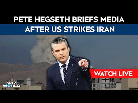 Pete Hegseth LIVE | Pete Hegseth Briefs Media After US' Intense Strike On Iran | US Iran War