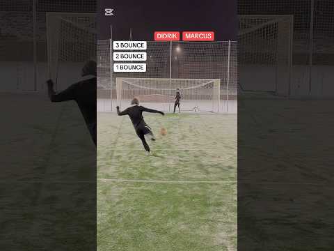 Bounce Challenge! 1, 2, 3 Bounces, Then Shoot! ⚽🔥 #football #shorts