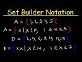 Understanding Sets: Roster and Set Builder Notation