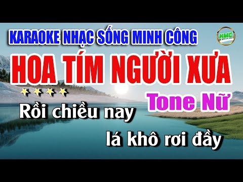 Karaoke Nhạc Sống Tone Nữ Dễ Hát | Chọn Lọc Nhạc Trữ Tình BOLERO – HOA TÍM NGÀY XƯA