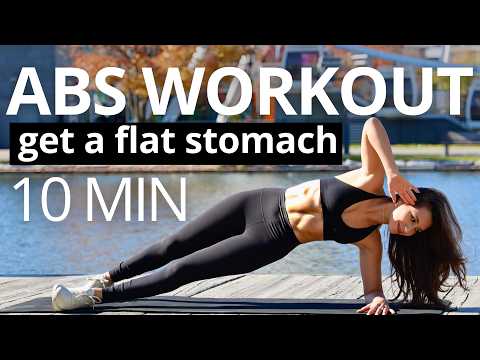 10 Minute Abs Workout at Home: Lose Belly Fat & Get a Flat Stomach FAST! (No Equipment Needed)