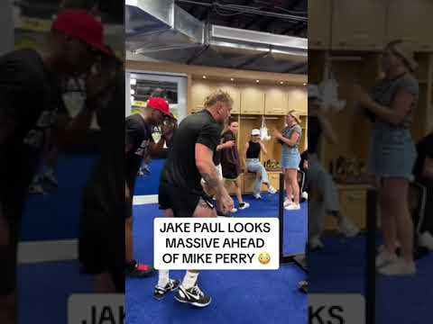 JAKE PAUL LOOKS MASSIVE AHEAD OF MIKE PERRY 😳