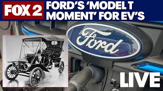 'Model T moment': Ford unveils plans to design and build electric vehicles in USA
