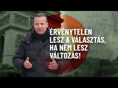 Érvénytelen lesz a választás 2026-ban is, ha nem lesz változás!