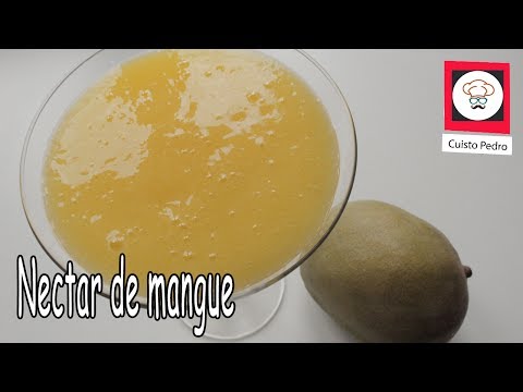 Nectar de mangue + technique de découpe recette Thermomix