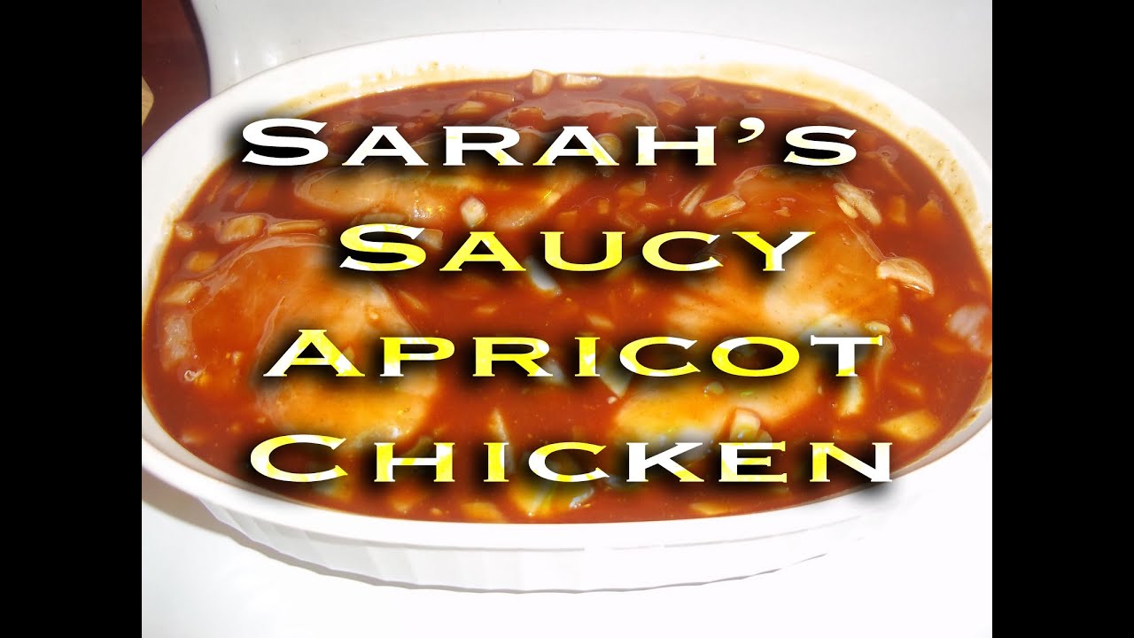Sarah's Saucy Apricot Chicken in the Crock Pot! Tasty Tuesday #10