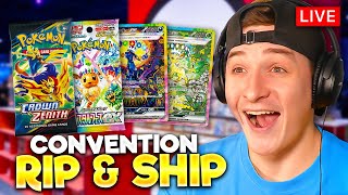 OPENING PACKS AT COLLECT-A-CON! LIVE RIP & SHIP