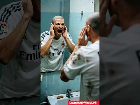 Ronaldo got Bald by His Son! #ronaldo #football #messi