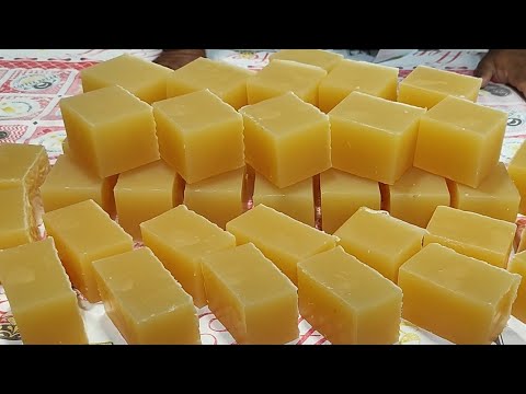 Sabão caseiro em barras tira manchas