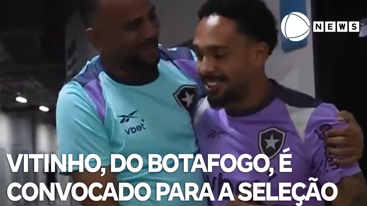 Vitinho do Botafogo é convocado para a Seleção Brasileira