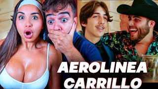 REACCIONAMOS por PRIMERA VEZ a AEROLINEAS CARRILLO! - T3R Elemento, Gerardo Ortiz