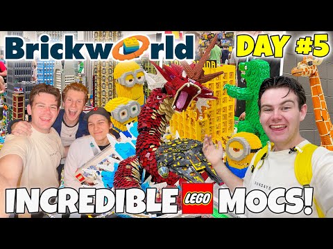 INCREDIBLE LEGO MOCs at Brickworld - LAST DAY! | Brickworld Chicago 2025 – Day 5 VLOG