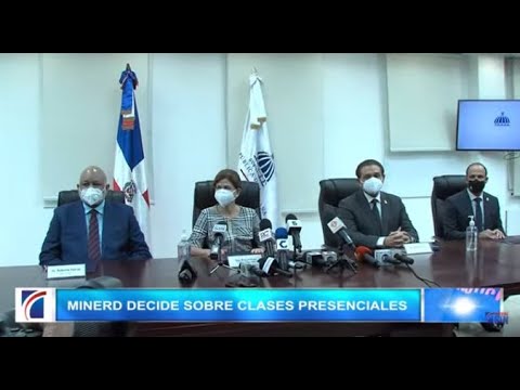 ENVIVO MINERD decide sobre clases presenciales