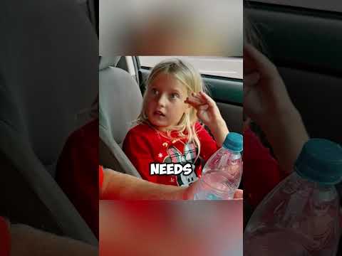 A kidnapped child cleverly tossed a bottle into the car ahead, where a father #kindness